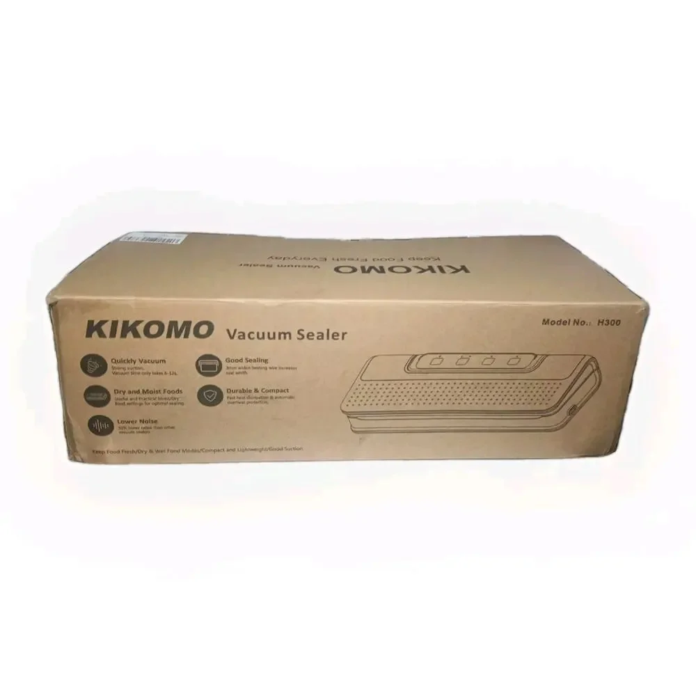 Kikomo Vacuum Sealer Machine Food Saver New Dry Moist Foods Strong Suction W Box
